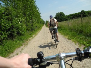 Also: Fahrradtour mit Spaß und evt. Thore, zum fit werden nutze ich aber das Ergometer