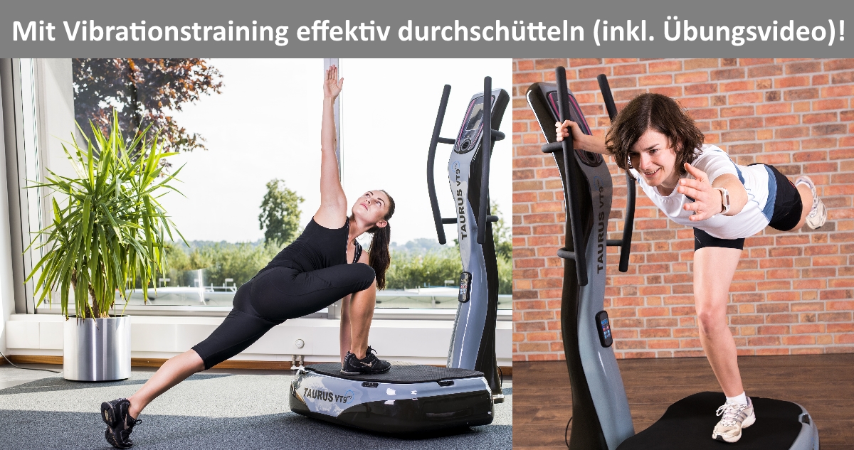 Vibrationstraining-Übungen mit Video: effektiv durchschütteln lassen