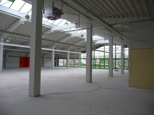 Die aktuelle Filiale im leeren Zustand