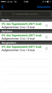 Kalorienzähler App FooDDB