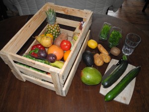 Zurück vom Markt, bzw. meinem anatolischen Obst- und Gemüsefachmann für das südliche Obst
