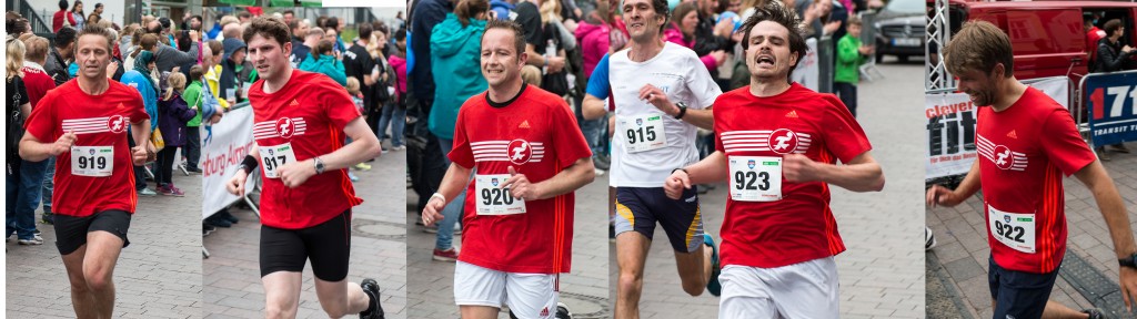 So sehen Tiedjes beim Zieleinlauf aus!