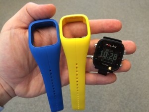 Das Modul mit zwei Wechselarmbändern