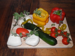 Vorschlag für den Low Carb Pizza Belag