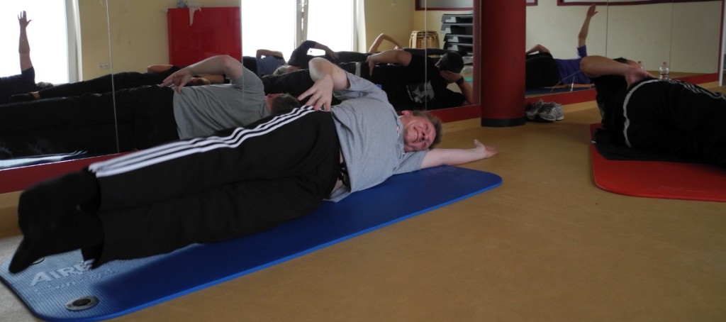 Fitness Vorsatz Dehnen als Motivation