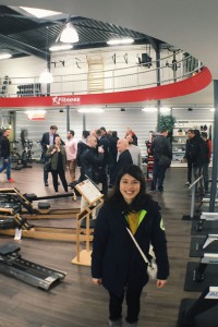 And here is me in our branch at Amsterdam. Getting around!