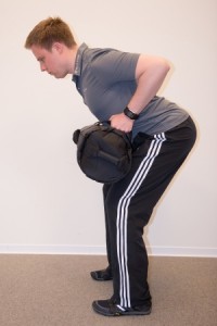 Umkehrpunkt Sandbag Rudern