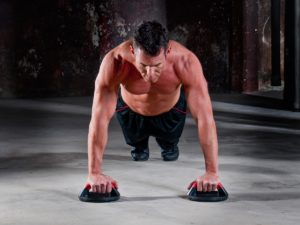 Rotierende Liegestützgriffe von Iron Gym